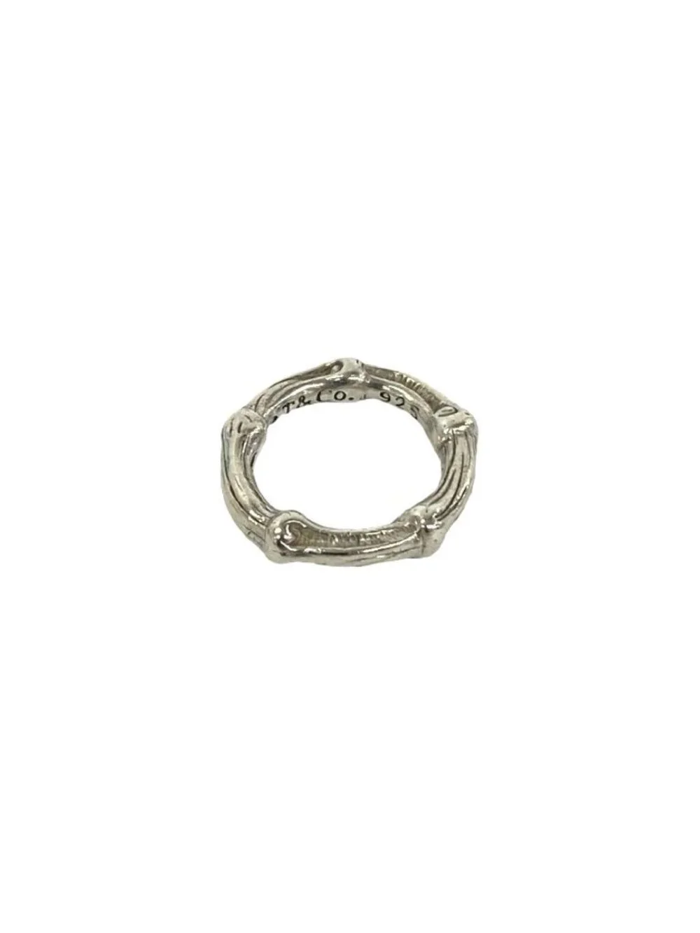 Tiffany & Co Vintage Bamboo Ring 925 Sterling Silver